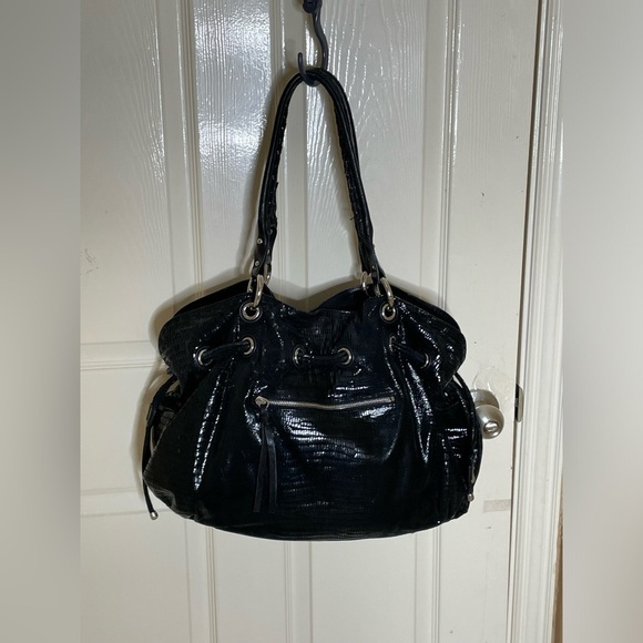 CHEZ FINE LEATHER GOODS by CHERYL LEATHER SNAKE HANDBAG SHOULDER LARGE‌ - Picture 4 of 9